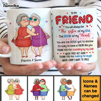 Personalized Gift For Friends The Sister Of My Soul Mug 31078 thumb 1