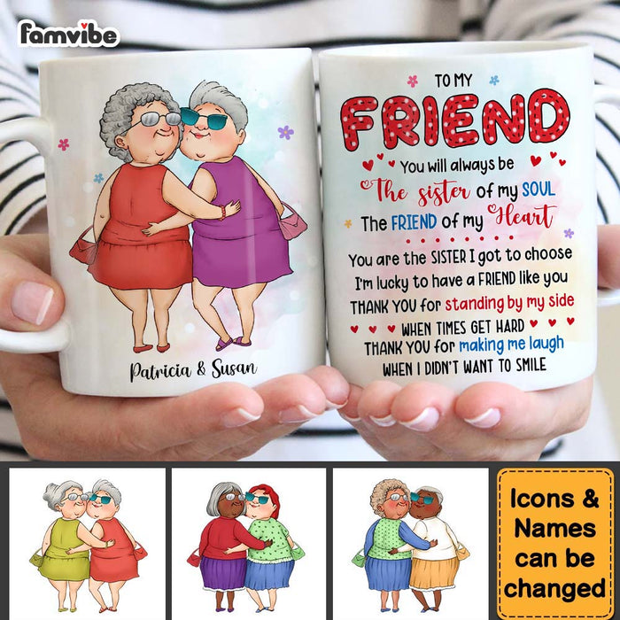 Personalized Gift For Friends The Sister Of My Soul Mug 31078 1