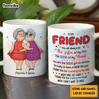 Personalized Gift For Friends The Sister Of My Soul Mug 31078 thumb 1