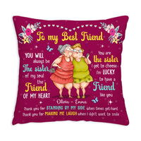 Personalized Gift For Friend To My Sister Pillow 31079 thumb 1