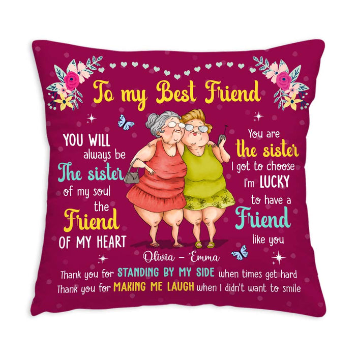 Personalized Gift For Friend To My Sister Pillow 31079 1