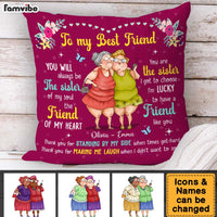 Personalized Gift For Friend To My Sister Pillow 31079 thumb 1