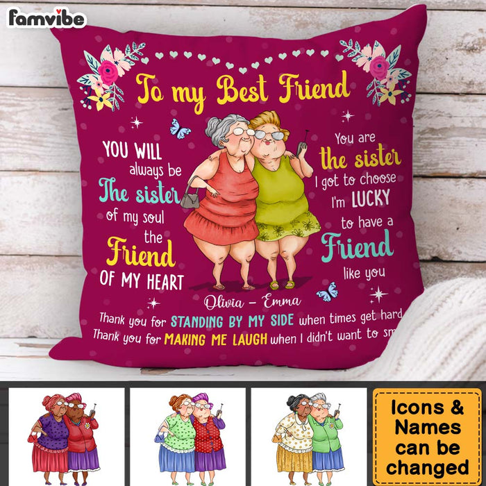 Personalized Gift For Friend To My Sister Pillow 31079 1