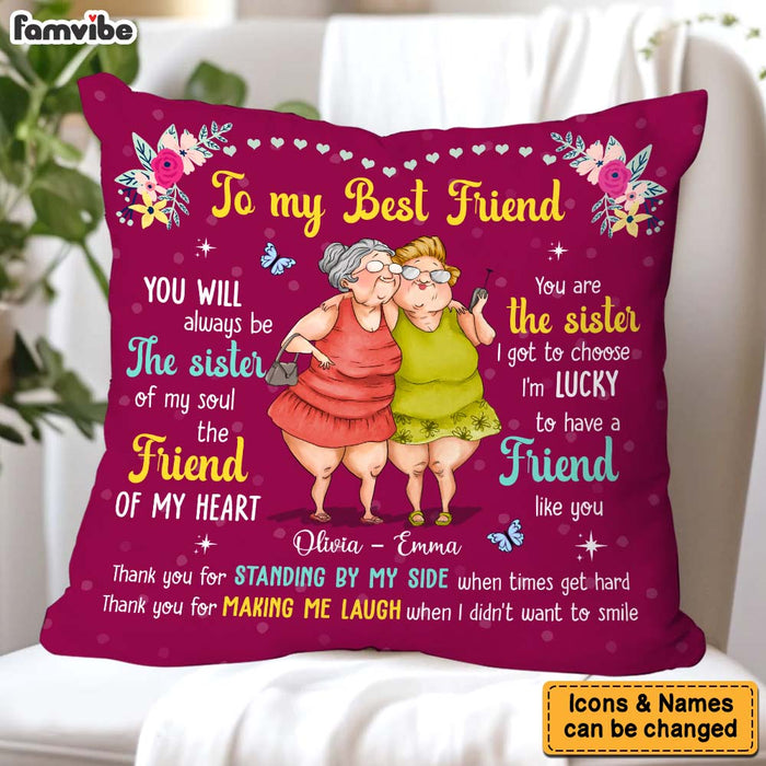 Personalized Gift For Friend To My Sister Pillow 31079 1
