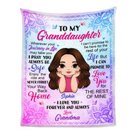 Personalized Gift For Granddaughter Mandala Blanket 31095 thumb 1