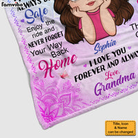 Personalized Gift For Granddaughter Mandala Blanket 31095 thumb 1