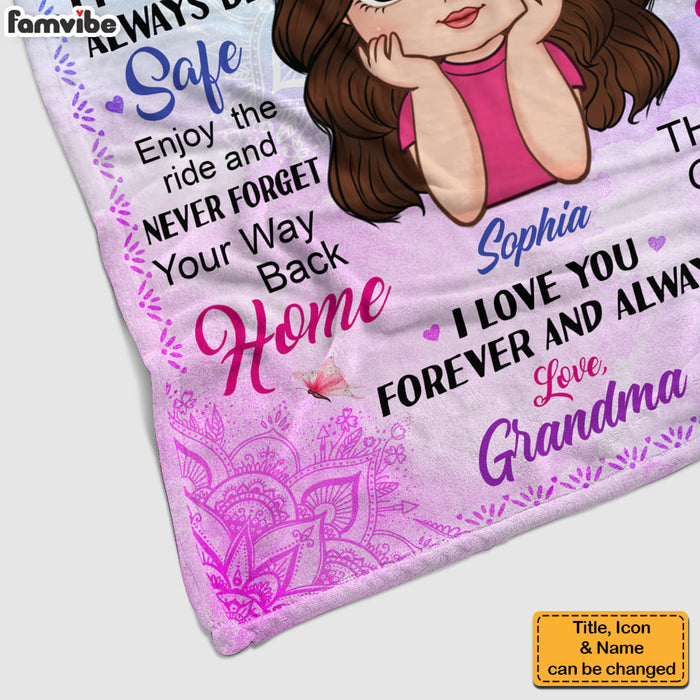 Personalized Gift For Granddaughter Mandala Blanket 31095 1