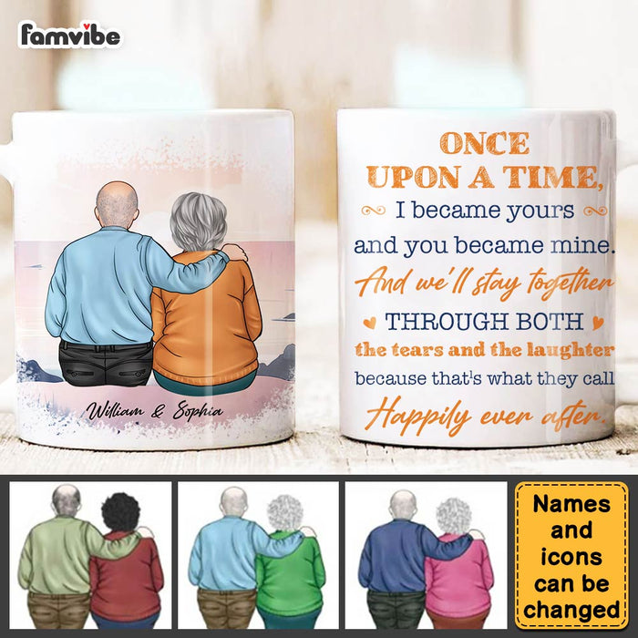 Personalized Couple Gift Once Upon A Time I Became Yours And You Became Mine Mug 31096 1