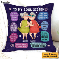 Personalized Gift For Friend I'm Proud To Call You My Soul Sister Pillow 31100 thumb 1