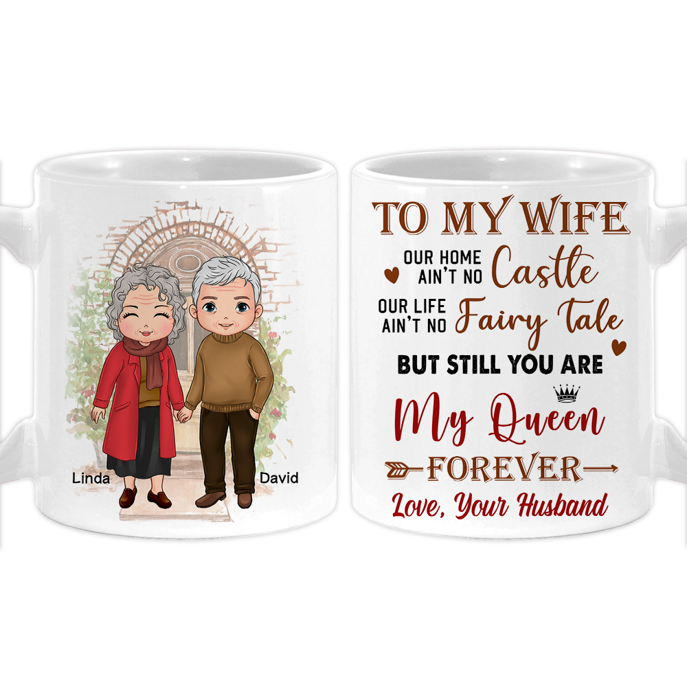 Personalized Couple Gift You Are My Queen Forever Mug 31113 Primary Mockup