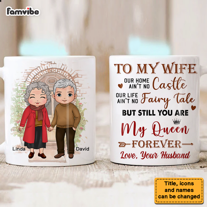 Personalized Couple Gift You Are My Queen Forever Mug 31113 1