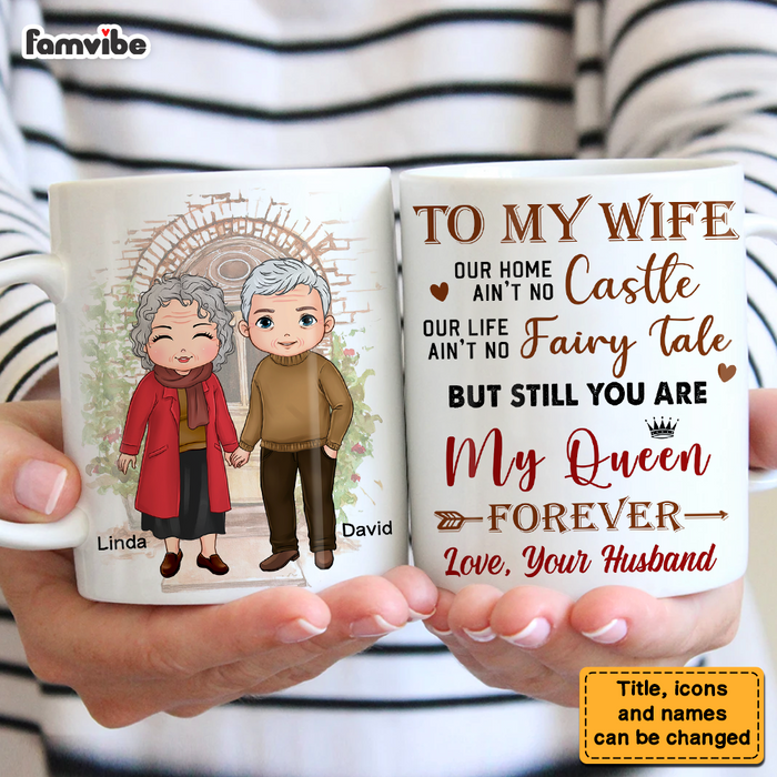 Personalized Couple Gift You Are My Queen Forever Mug 31113 1