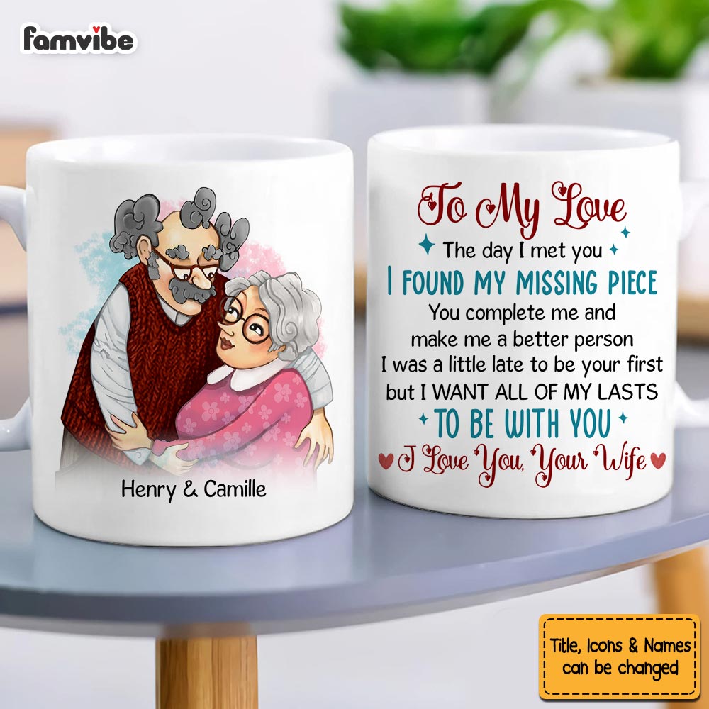 Personalized Couples Gift The Day I Met You Mug 31118 Primary Mockup