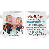 Personalized Couples Gift The Day I Met You Mug 31120 thumb 1