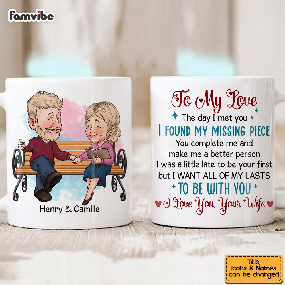 Personalized Couples Gift The Day I Met You Mug 31120 Primary Mockup