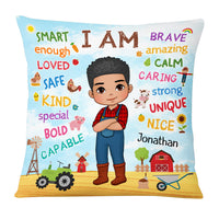 Personalized Gift For Grandson Farmer Life Pillow 31128 thumb 1