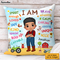 Personalized Gift For Grandson Farmer Life Pillow 31128 thumb 1