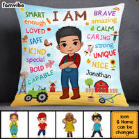 Personalized Gift For Grandson Farmer Life Pillow 31128 thumb 1