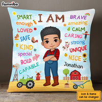 Personalized Gift For Grandson Farmer Life Pillow 31128 thumb 1