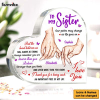 Personalized Gift For Friends Sisters Promise Hands Acrylic Plaque 31130 thumb 1