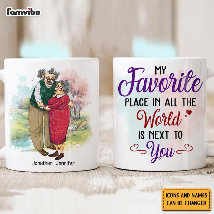 Personalized Couple My Favorite Place In All The World Is Next To You Mug 31133 1