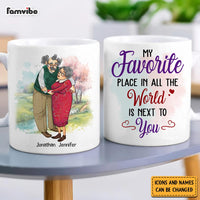 Personalized Couple My Favorite Place In All The World Is Next To You Mug 31133 thumb 1