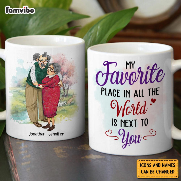 Personalized Couple My Favorite Place In All The World Is Next To You Mug 31133 1