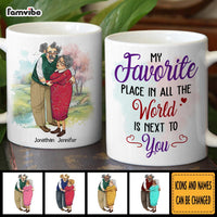Personalized Couple My Favorite Place In All The World Is Next To You Mug 31133 thumb 1