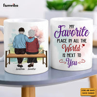 Personalized Couple My Favorite Place In All The World Is Next To You Mug 31134 thumb 1
