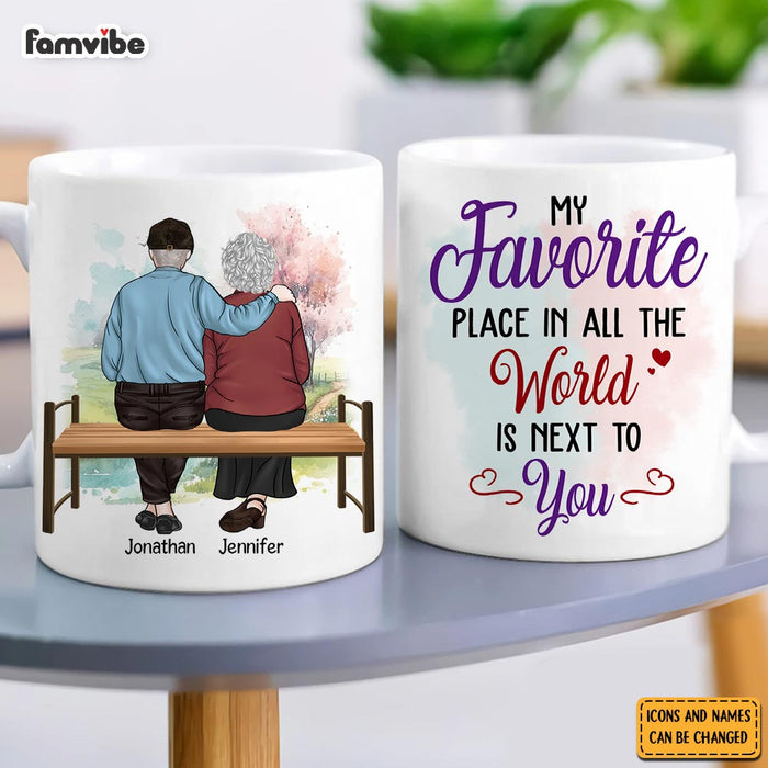 Personalized Couple My Favorite Place In All The World Is Next To You Mug 31134 1