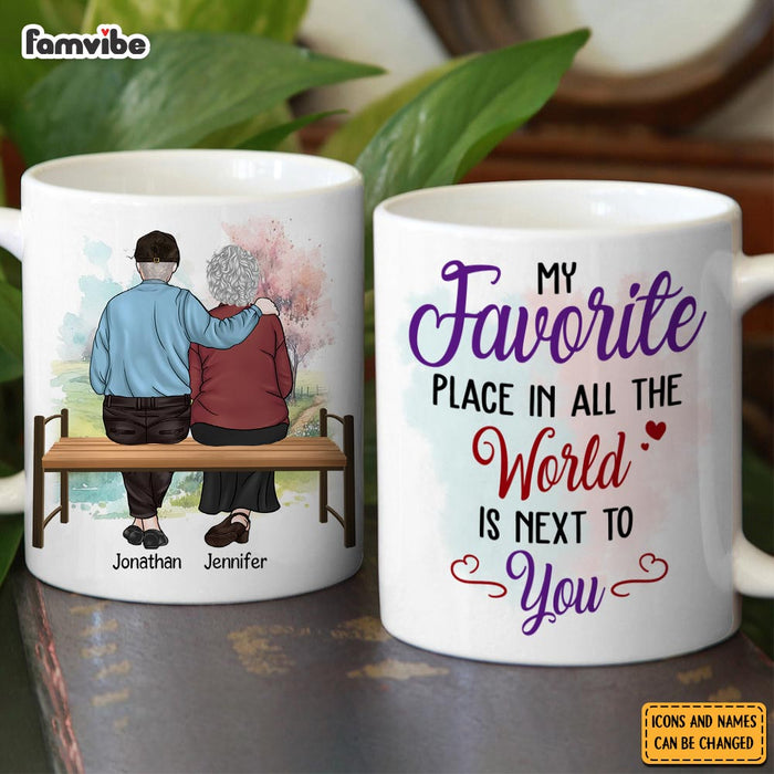Personalized Couple My Favorite Place In All The World Is Next To You Mug 31134 1