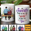 Personalized Couple My Favorite Place In All The World Is Next To You Mug 31134 1
