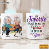 Personalized Couple My Favorite Place In All The World Is Next To You Mug 31135 1
