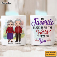 Personalized Couple My Favorite Place In All The World Is Next To You Mug 31136 thumb 1