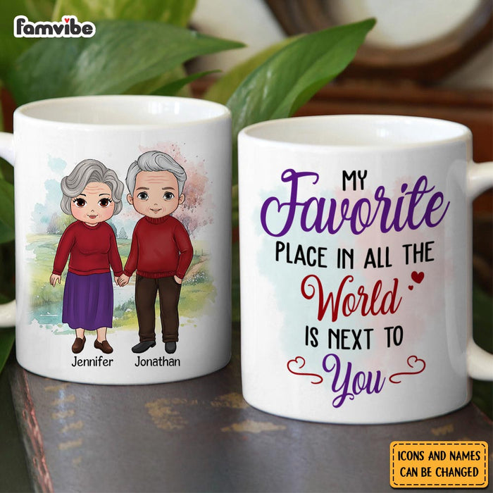 Personalized Couple My Favorite Place In All The World Is Next To You Mug 31136 1