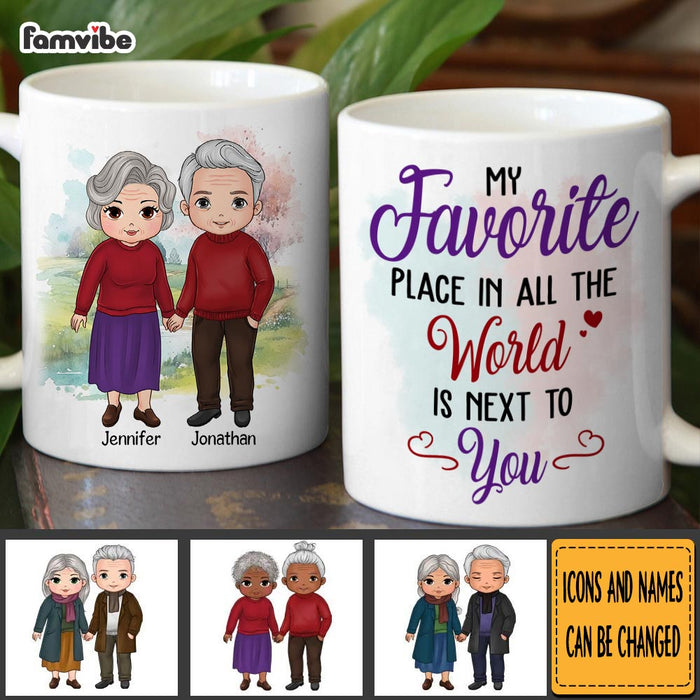 Personalized Couple My Favorite Place In All The World Is Next To You Mug 31136 1