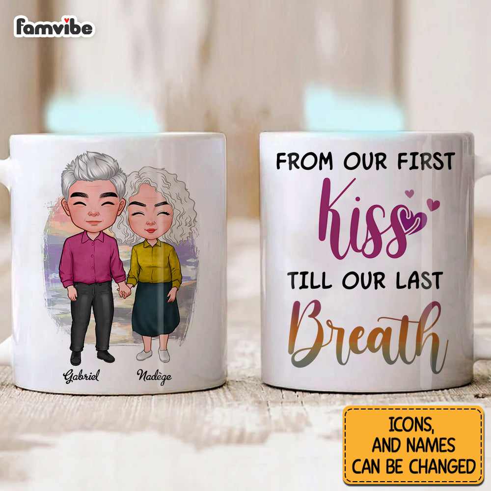 Personalized Couple From Our First Kiss Mug 31139 Primary Mockup