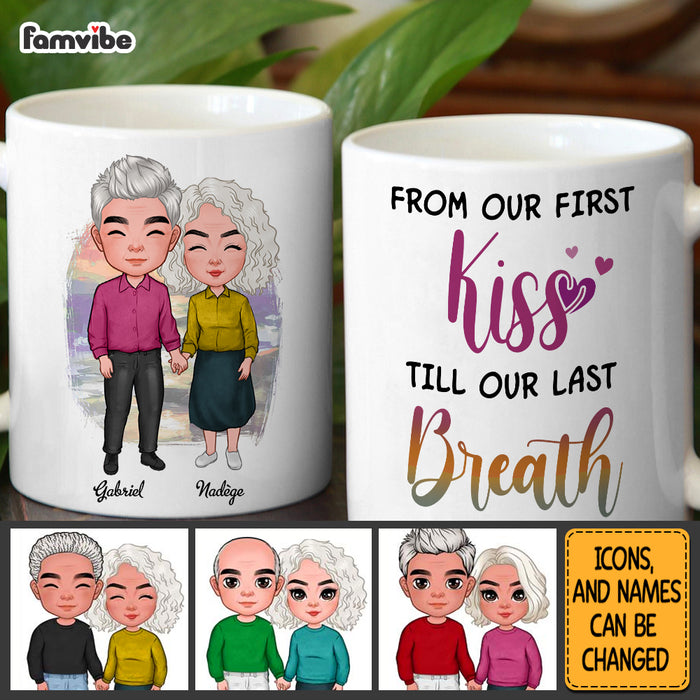 Personalized Couple From Our First Kiss Mug 31139 1