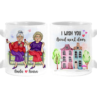 Personalized Gift For Friends I Wish You Live Next Door Mug 31149 thumb 1