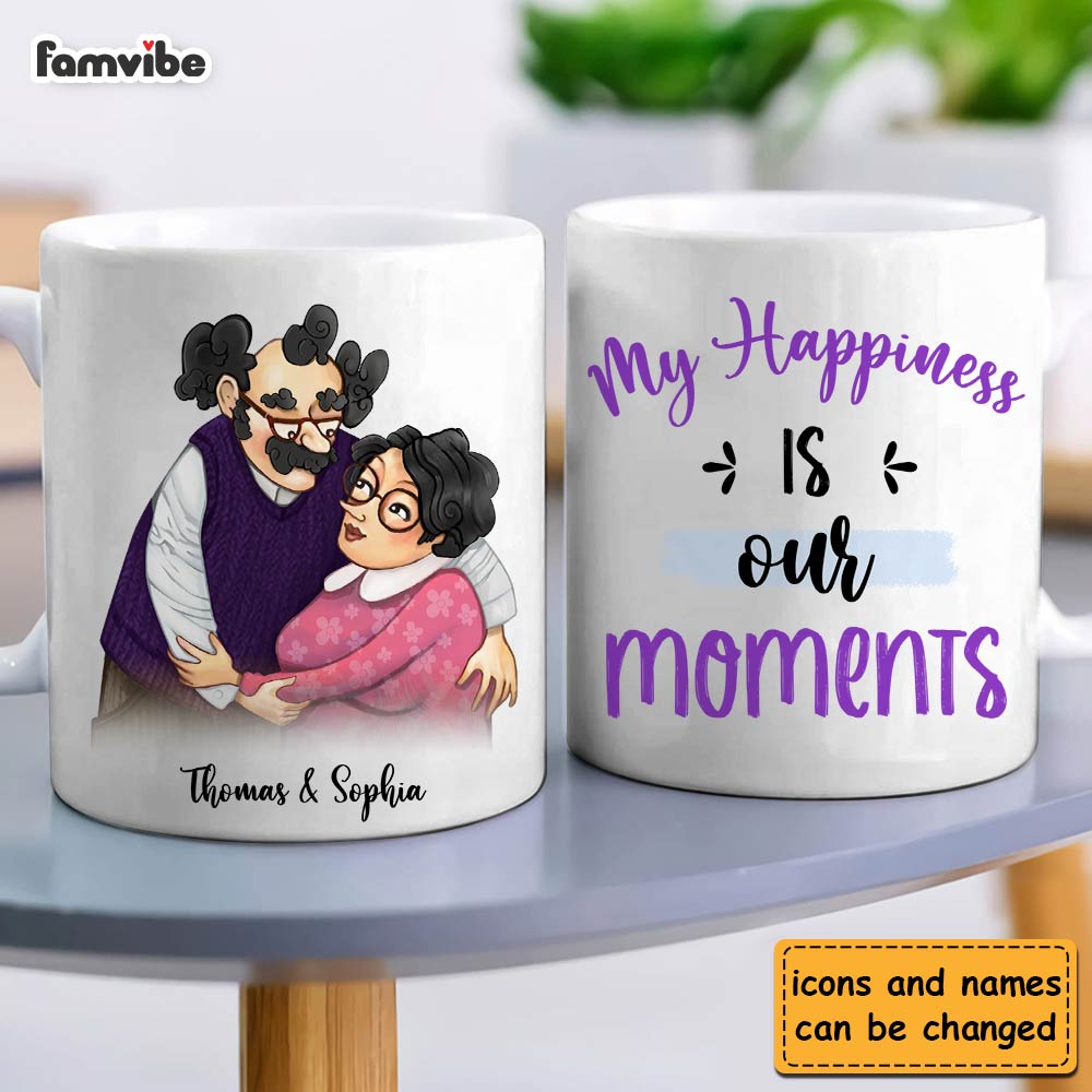 Personalized Couple Gift My Happiness Mug 31150 Primary Mockup
