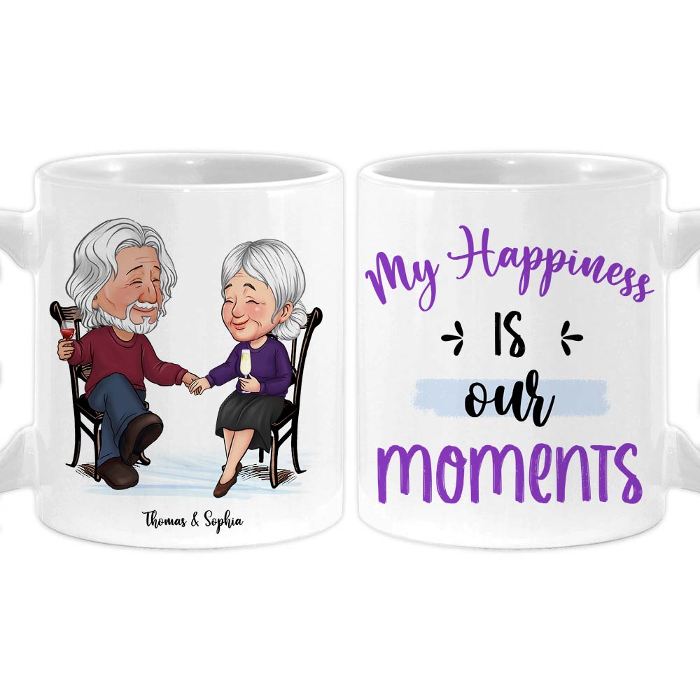 Personalized Couple Gift My Happiness Mug 31152 Primary Mockup