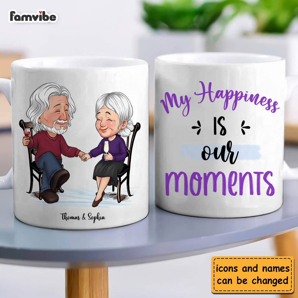 Personalized Couple Gift My Happiness Mug 31152 Primary Mockup