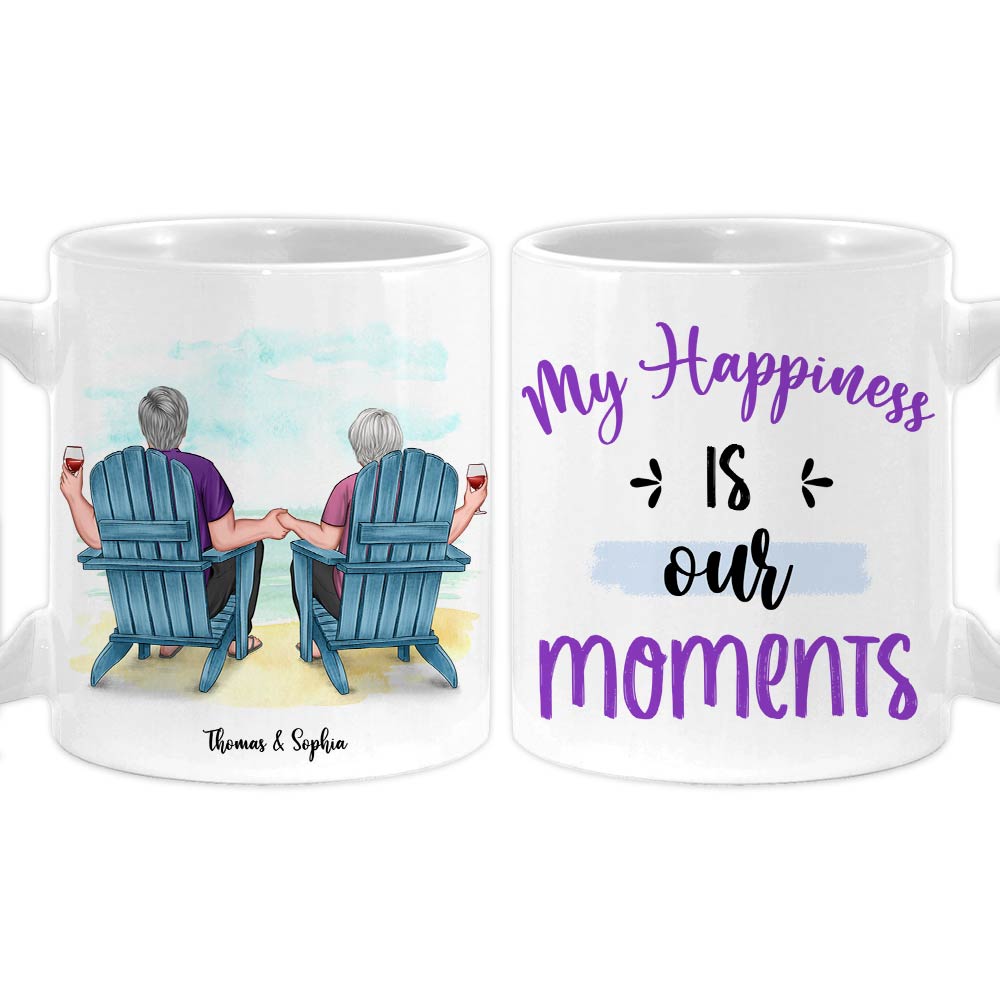 Personalized Couple Gift My Happiness Mug 31153 Primary Mockup