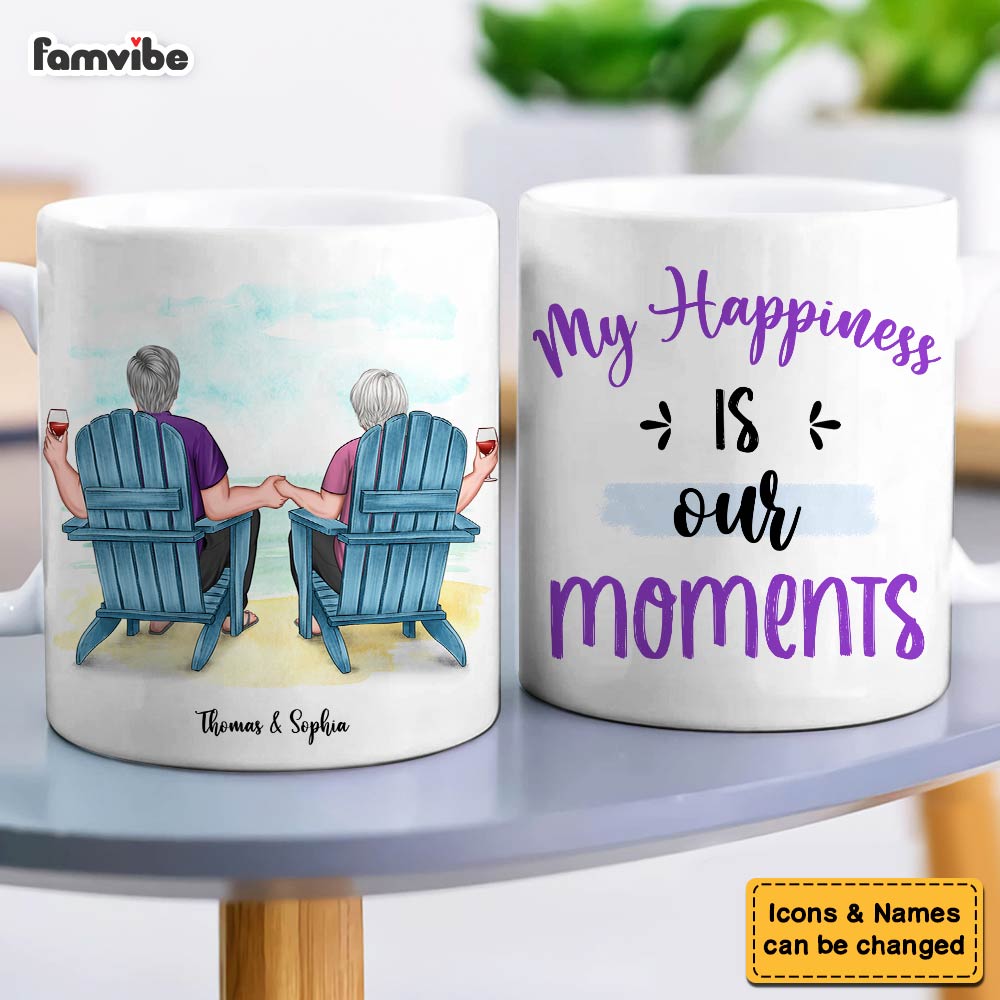Personalized Couple Gift My Happiness Mug 31153 Primary Mockup
