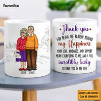 Personalized Couple Gift Thank You For Being The Reason Behind My Happiness Mug 31161 thumb 1