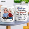 Personalized Couple Gift Thank You For Being The Reason Behind My Happiness Mug 31163 1
