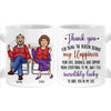 Personalized Couple Gift Thank You For Being The Reason Behind My Happiness Mug 31165 1