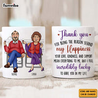 Personalized Couple Gift Thank You For Being The Reason Behind My Happiness Mug 31165 thumb 1