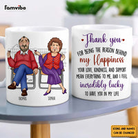 Personalized Couple Gift Thank You For Being The Reason Behind My Happiness Mug 31165 thumb 1
