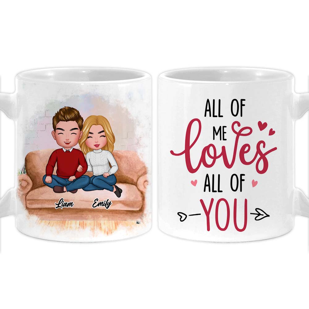 Personalized Couple Gift All Of Me Loves All Of You Mug 31167 Primary Mockup